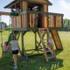 Eagles Nest Elite Wooden Swing Set Eagles Nest Elite Wooden Swing Set
